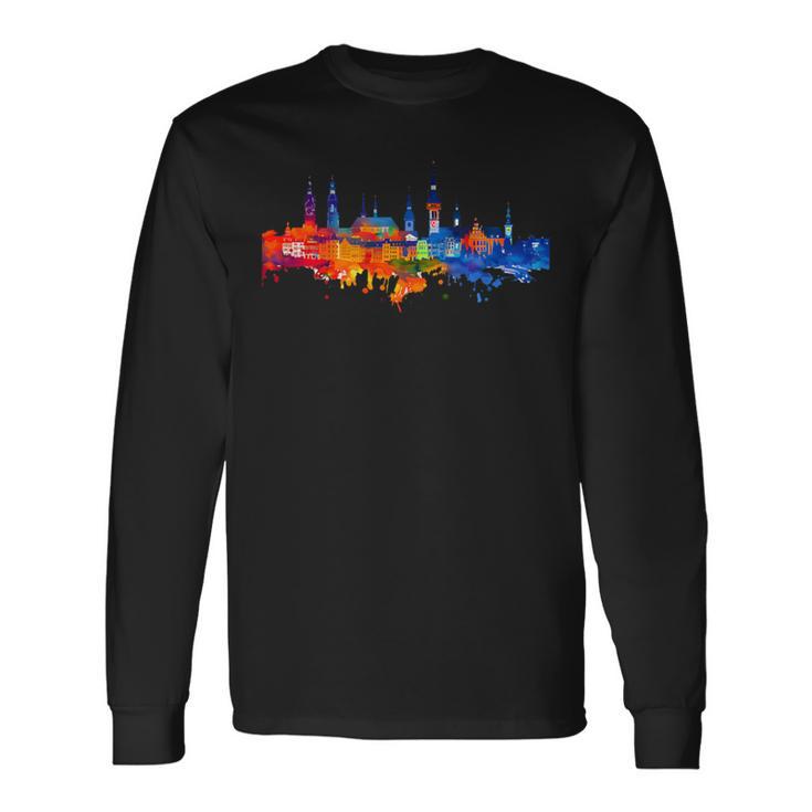 Würzburger Skyline Langarmshirts Geschenkideen