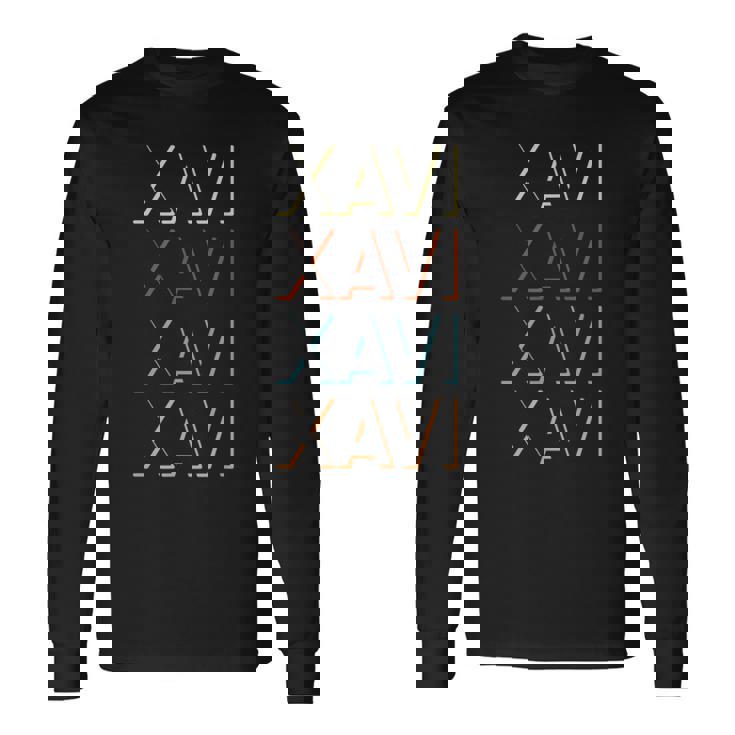 Xavi First Name My Personalized Named Long Sleeve T-Shirt