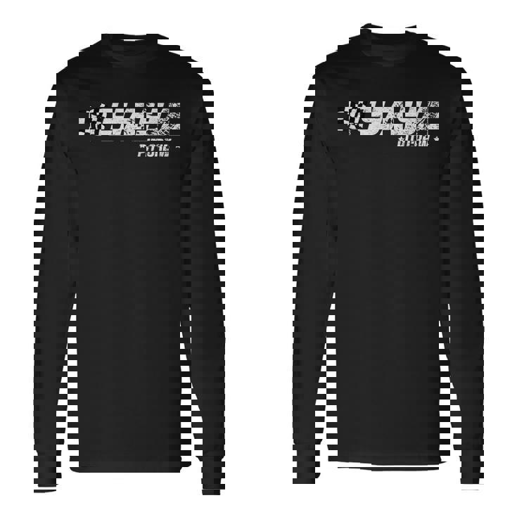 Yaya Pit Crew Race Car Birthday Family Racing Long Sleeve T-Shirt