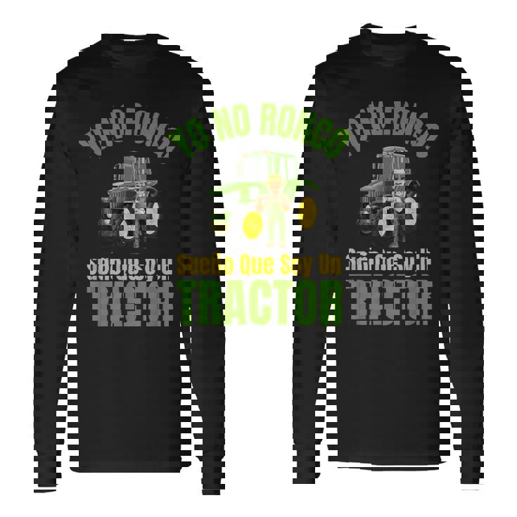 Yo No Ronco Sueño Que Soy Un Tractor Agricultor Camiseta de manga larga Ideas de regalos