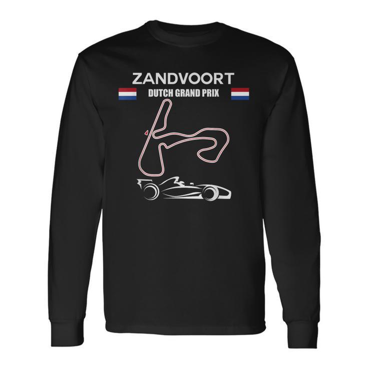 Zandvoort Racing Car Circuit Formula Dutch Grand Prix Langarmshirts Geschenkideen