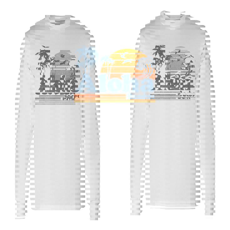 Retro Hawaii Tee Vintage Aloha Sunset Beach T-Shirt