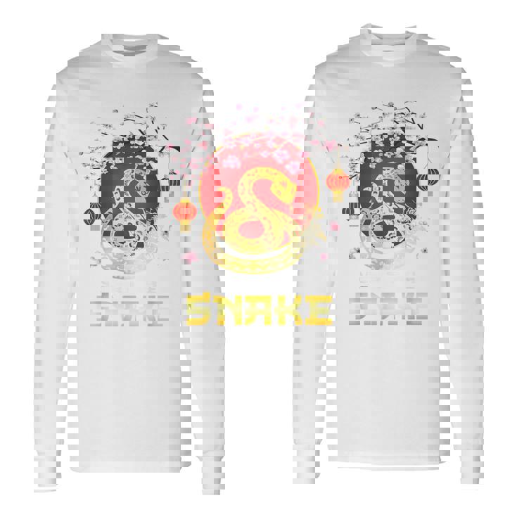 Amazing Year Of The Snake 2025 Chinese New Year Zodiac Snake Long Sleeve T-Shirt