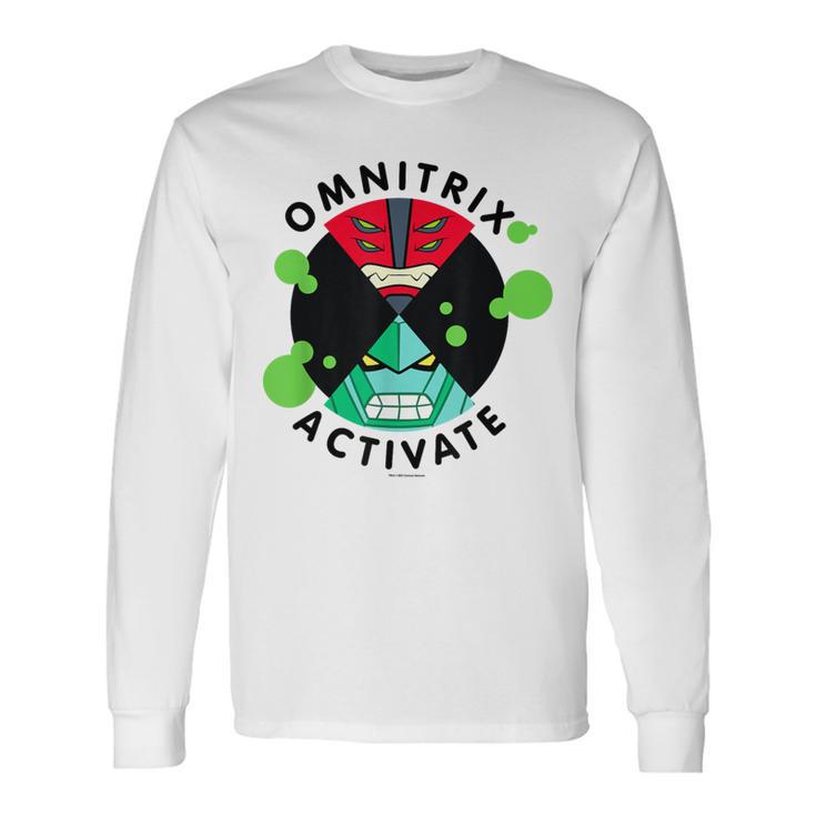 Ben 10 Omnitrix Activate Blue Langarmshirts Geschenkideen