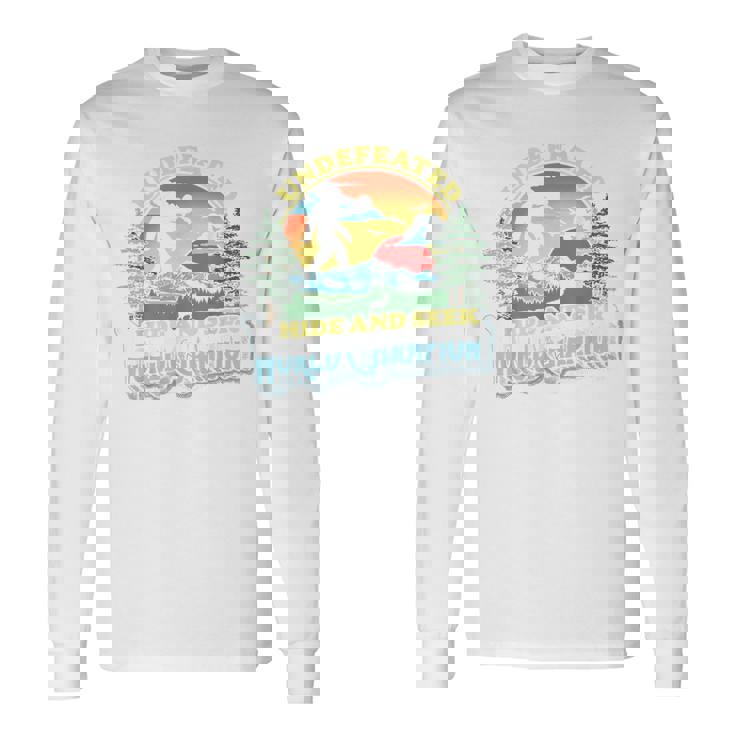 Bigfoot Undefeated Hide And Seek World Championintage 80S Maglietta a maniche lunghe