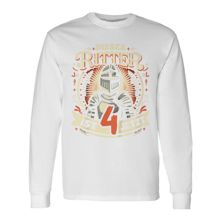 Children's 4Th Birthday Dieser Ritter Ist 4 JahreLangarmshirts Geschenkideen