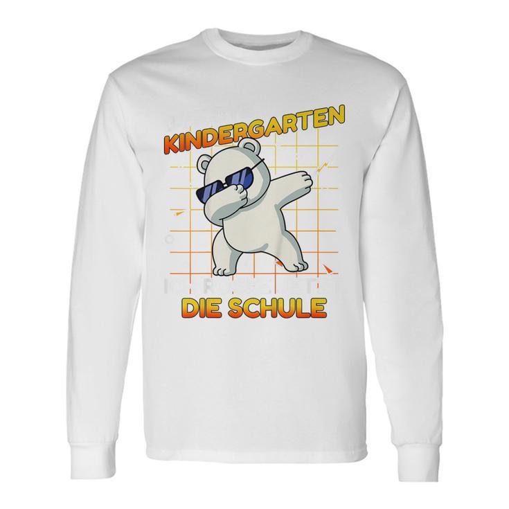 Children's Bye Bye Kindergarten Ich Rock Jetzt Die Schule Boys Polar Bear Langarmshirts Geschenkideen