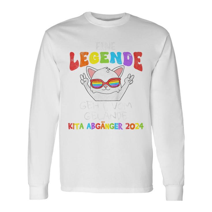 Children's Eine Legendeerlässt Das Gelände Kita Abgänger 2024 Cat Langarmshirts Geschenkideen