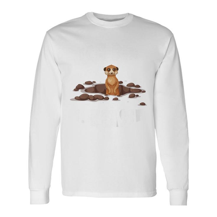 Children's First Day At School Ich Bin 1 Klasse Meerkat Langarmshirts Geschenkideen