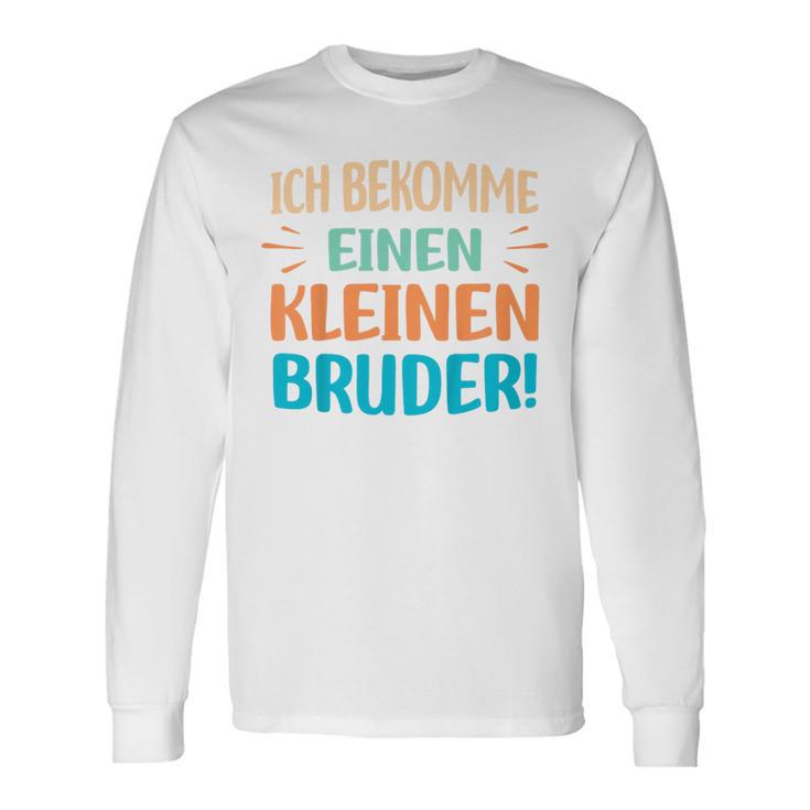 Children's Ich Bekomme Einen Kleine Bruder Ich Bekomme Einen Kleine Bru 80 Langarmshirts Geschenkideen