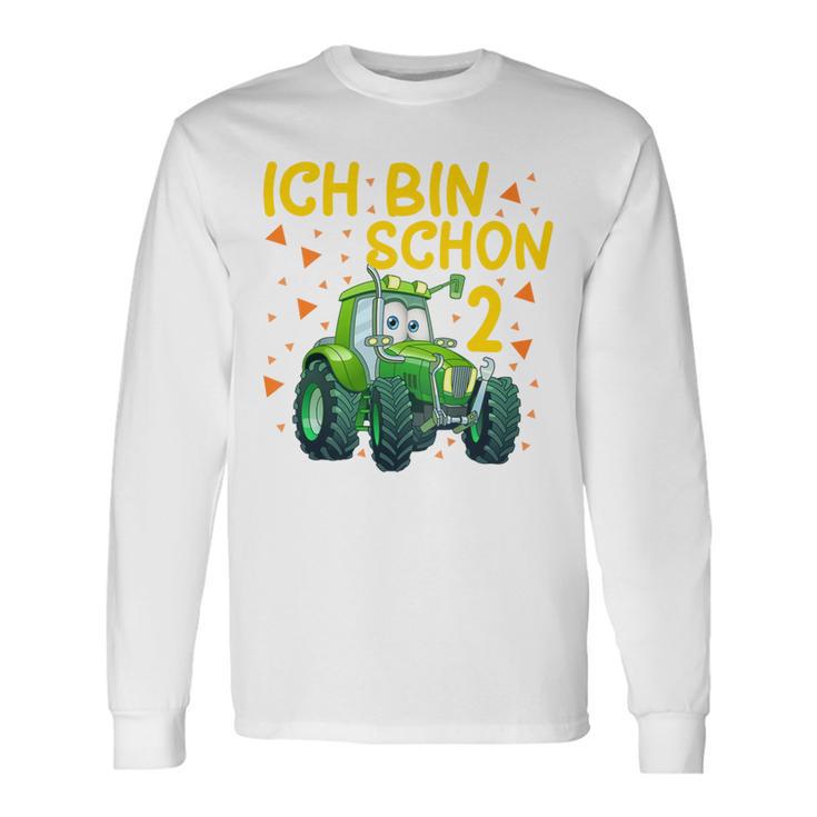 Children's Ich Bin 2 Jahre Traktor Trekker Langarmshirts Geschenkideen