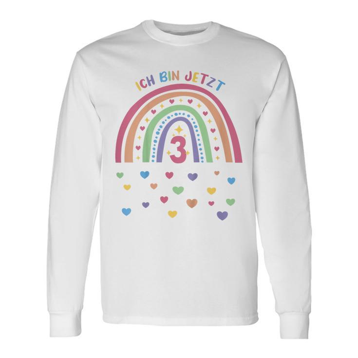 Children's Ich Bin 3 Jahre Ditter Geburtstag I'm 3 Year Langarmshirts Geschenkideen