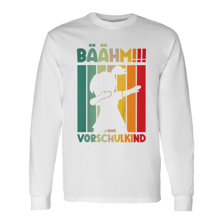 Children's Preschool Child Beginning Preschool Bäähm Preschool Child 80 Langarmshirts Geschenkideen