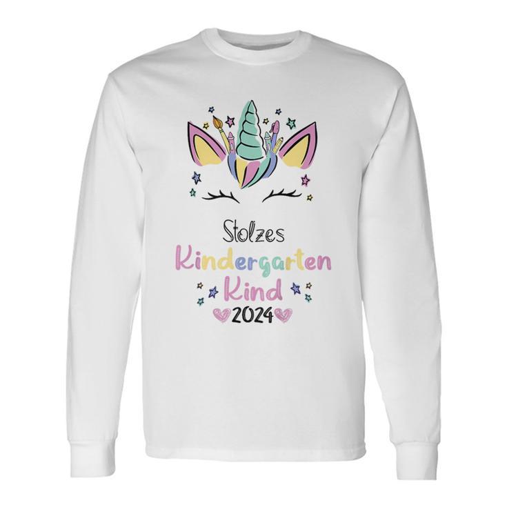 Children's Stolzes Kindergarten 2024 Kita Kiga Gray Langarmshirts Geschenkideen