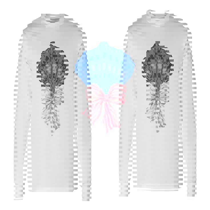 Coastal Coquette Decor Coastal Granddaughter Coquette Bows Long Sleeve T-Shirt