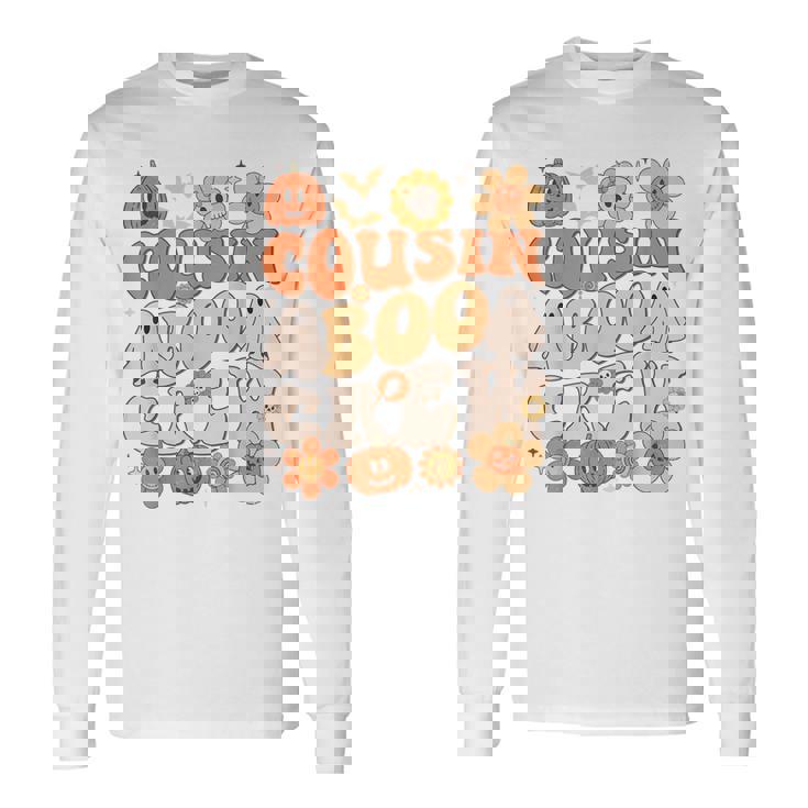 Cousin Boo Crew Halloween Retro Matching Family Costume Long Sleeve T-Shirt