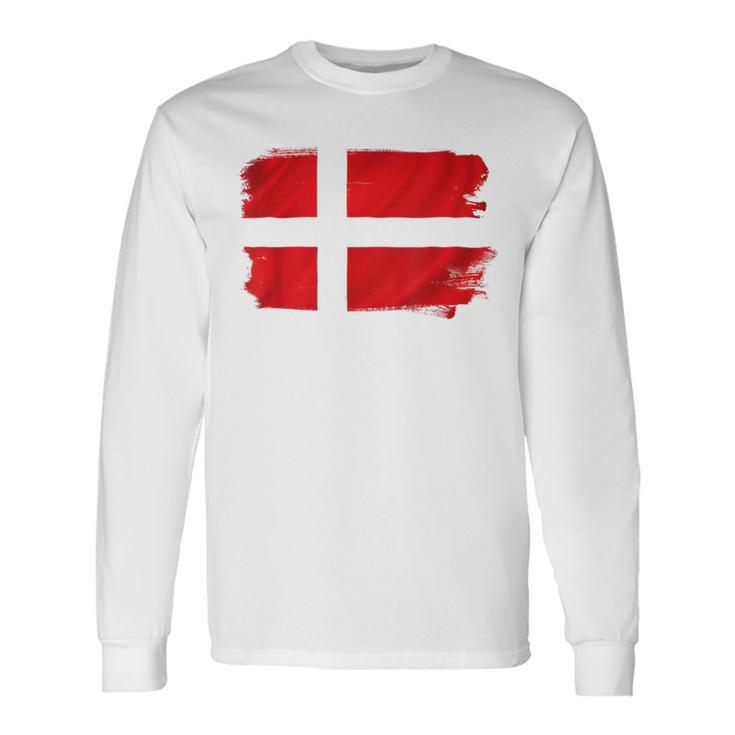 Denmark Flag Denmark Denmark Denmark S Langarmshirts Geschenkideen