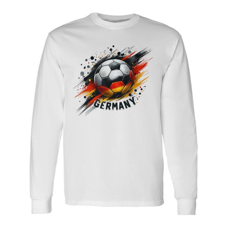 Deutschland Flagge Stolz Team Herren Damen Kinder Langarmshirts Geschenkideen