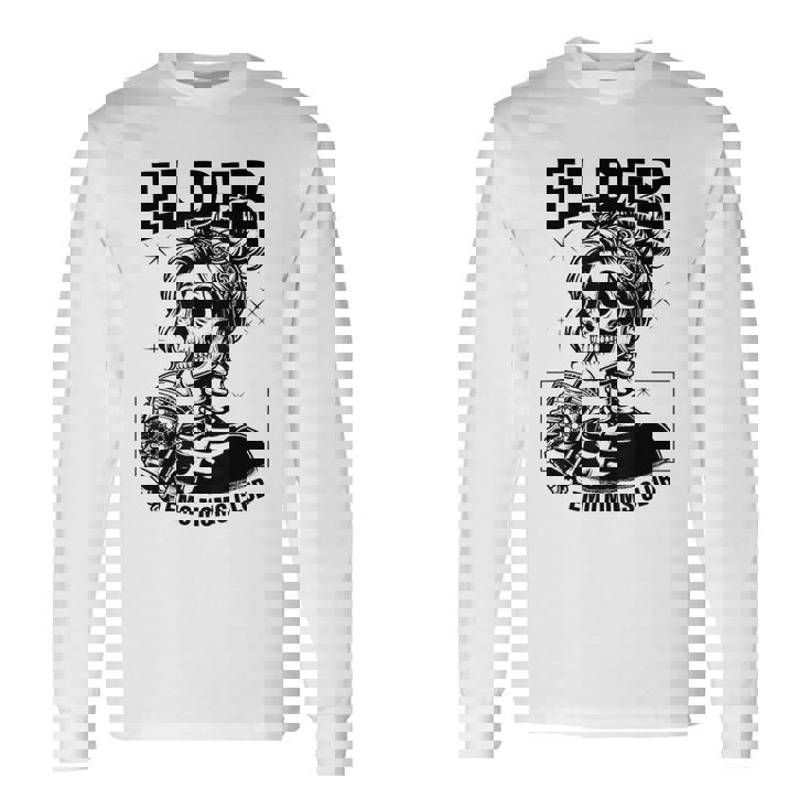 Elder Emo Moms Club Skeleton Long Sleeve T-Shirt Gifts ideas