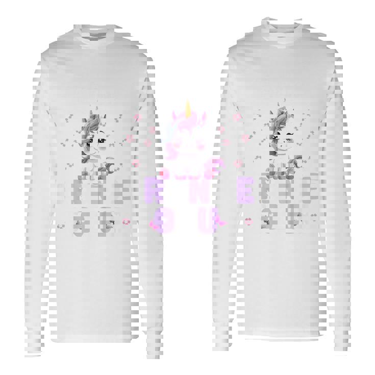 Enfant Future Grande Soeur Licorne Grossesse Future Grande Soeur T-shirt à manches longues