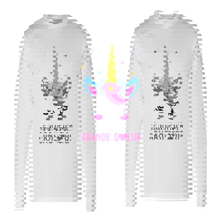Enfant Grande Soeur Cadeau Naissance Petit Frère Petite Soeur T-shirt à manches longues