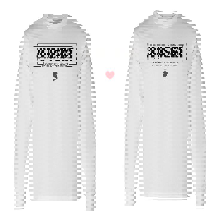 Enfant Enfant J'ai Un Secret Futur Grand Frèrefuture Grande Soeur T-shirt à manches longues