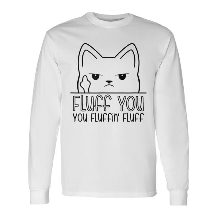 Cat rude finger t shirt best sale