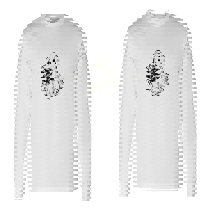 The Only Ghost I Know Is The Holy Ghost Boo Bible Long Sleeve T-Shirt