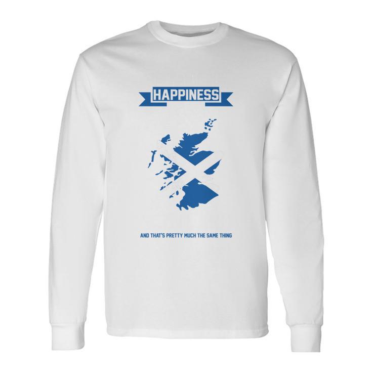 Glück Können Sie Go To Scotland Long-Sleeved Langarmshirts Geschenkideen