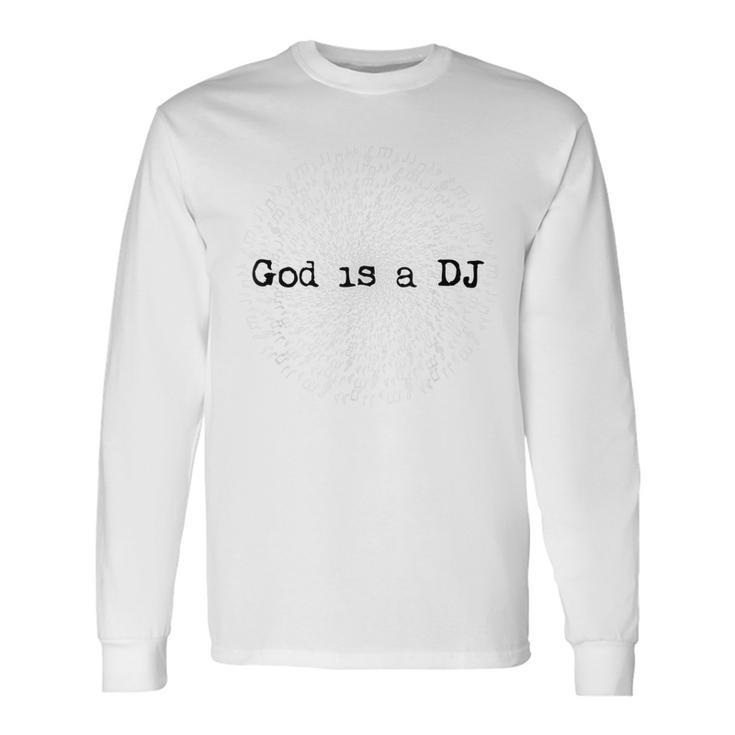 Gott Ist Ein Dj Gray Langarmshirts Geschenkideen