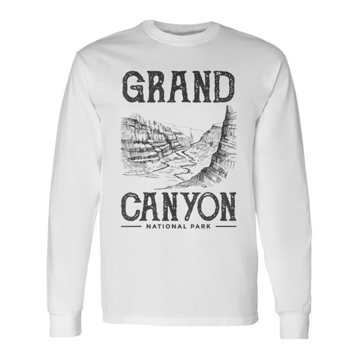 Grand Canyon Npintage Souvenir Gray Langarmshirts Geschenkideen