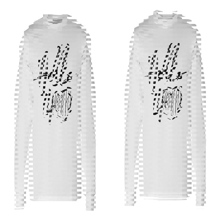 Hello 40 Maglietta Regalo Per 40° Compleanno Maglietta a maniche lunghe