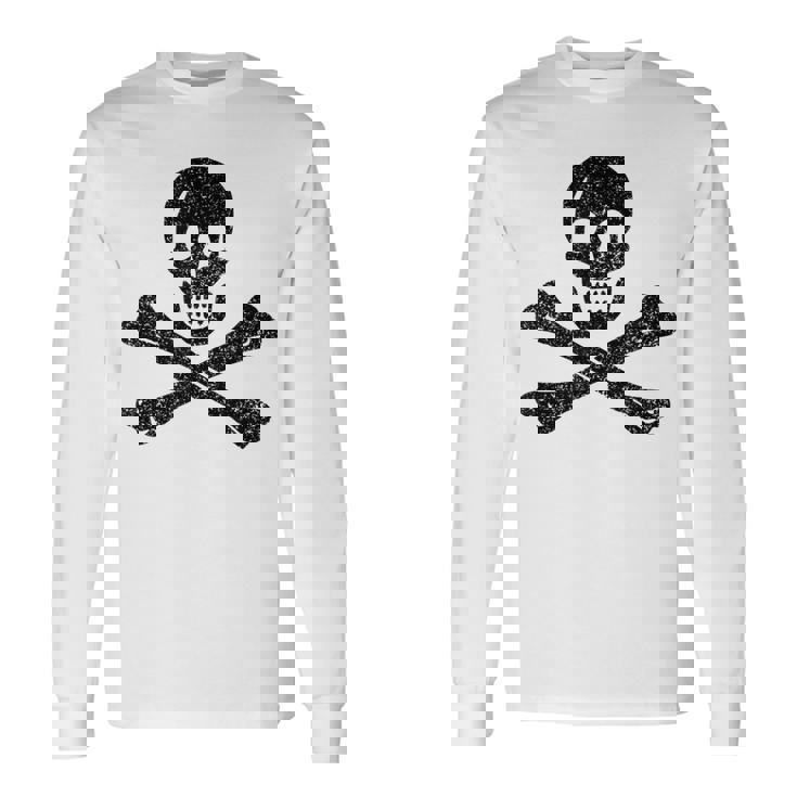 Jolly Roger Bandiera Pirata Teschio E Crossbones Sam Bellamy Maglietta a maniche lunghe
