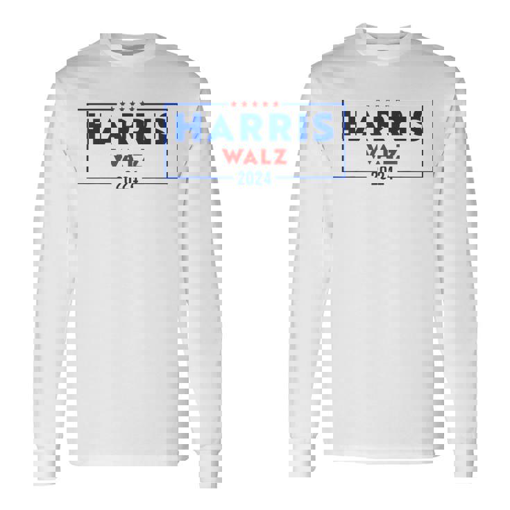 Kamala Harris Tim Walz 2024 Harris Walz 2024 Camiseta de manga larga