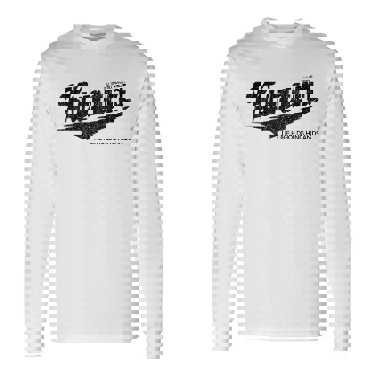 Kimura I Like Holding Hands Bjj Jiu-Jitsu Brasiliano Maglietta a maniche lunghe