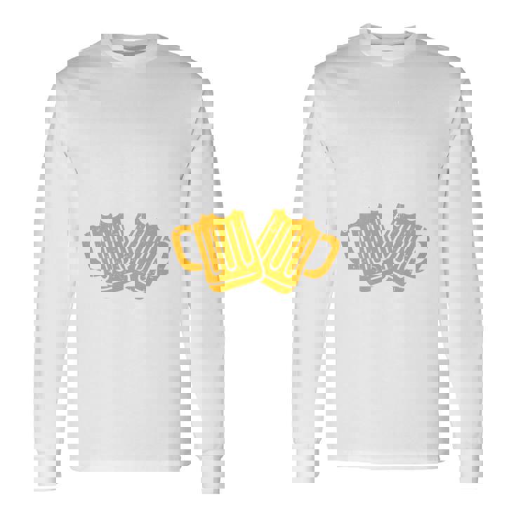 La Cerveza Forjó Este Cuerpo Amantes De Cerveza Manga Larga Camiseta de manga larga Ideas de regalos
