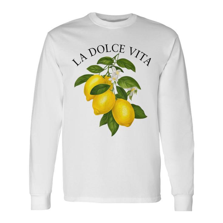 La Dolceita X Limone Lemons Lemon Limoncello Spritz Langarmshirts Geschenkideen