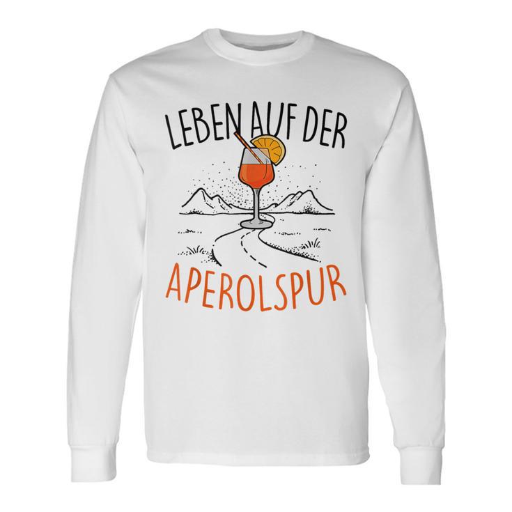 Leben Auf Der Aperolspur Official Spritz Club Aperollin' Langarmshirts Geschenkideen