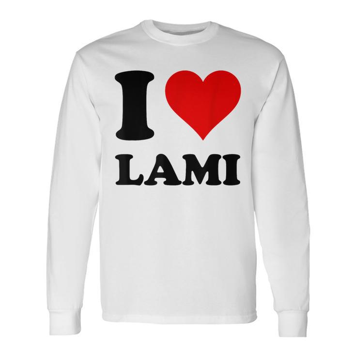 I Love Lami Langarmshirts Geschenkideen