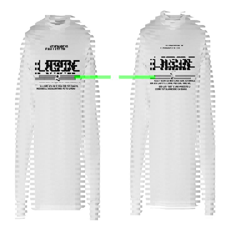 Maglia Regalo Tipo Di Fantallenatore Rosicone Fantacalcio Maglietta a maniche lunghe