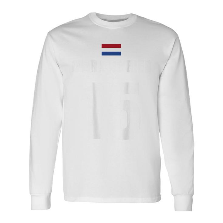 Mark De Bier Holland Niederlande Sauf Trikot Orange Langarmshirts Geschenkideen