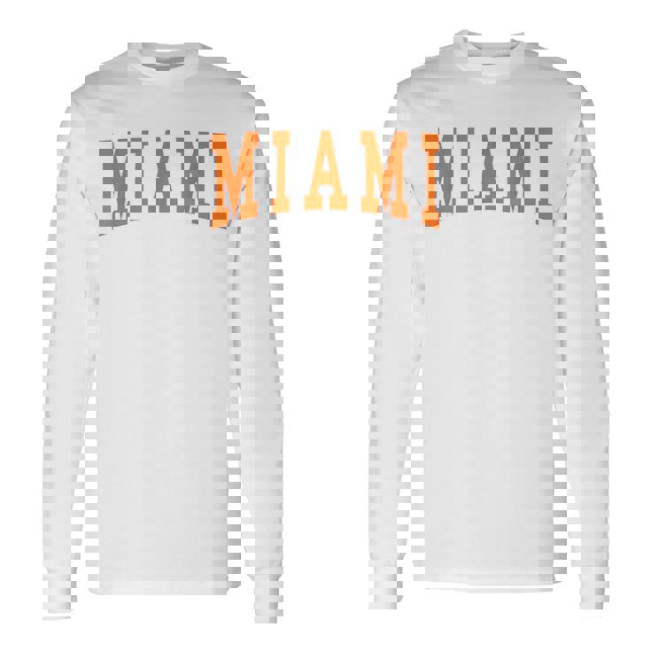 Miami Throwback Classic Long Sleeve T-Shirt
