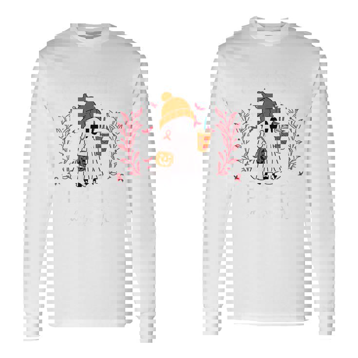 In October We Wear Red For Red Ribbon Week Awareness Long Sleeve T-Shirt