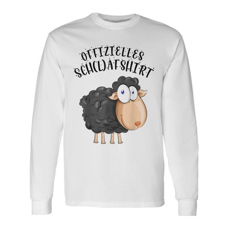 Official Sleep Schaf Pyjama Schlafanzug Nachthemd Langarmshirts Geschenkideen