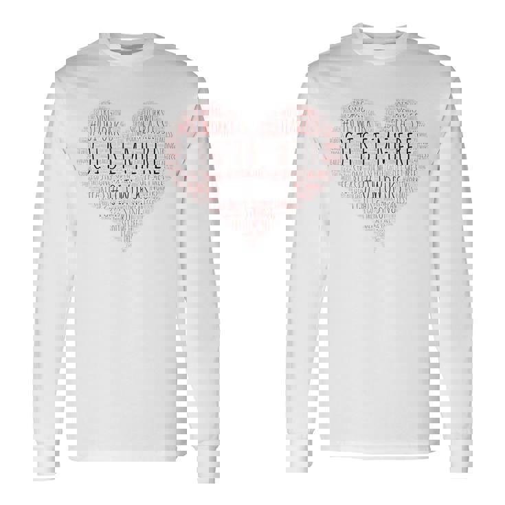 OIT Heart Tshirt For Fearless OIT Graduates Long Sleeve T-Shirt