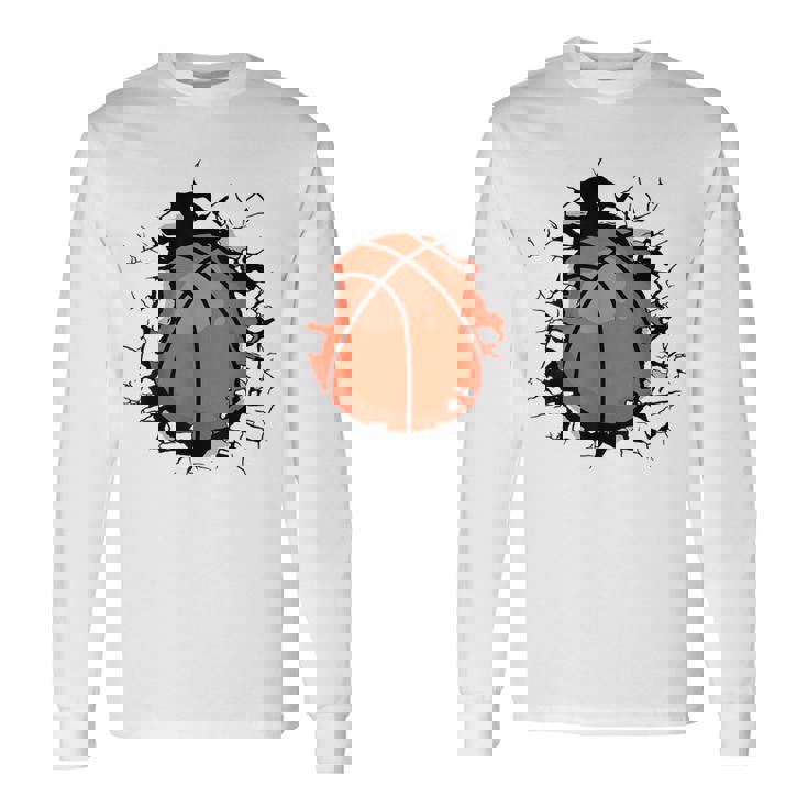 Pallacanestro Basket Basketball Maglietta a maniche lunghe
