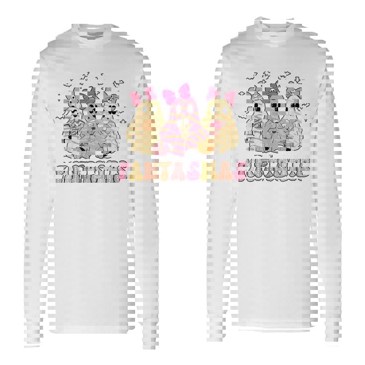 Pantasmas Ghost Spooky Conchas Halloween Mexican Ghost Long Sleeve T-Shirt