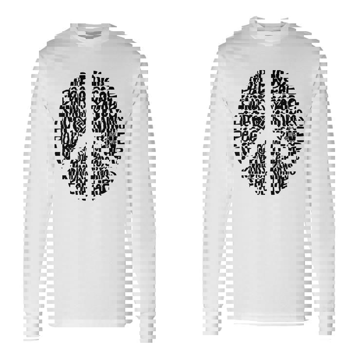 Hippie Shirt Peace Love Kindness Tie Dye Halloween Costume T-Shirt
