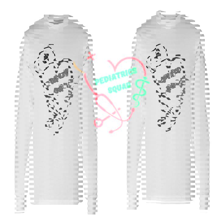 Pediatrics Squad Camicia Pediatrica Infermiera Accessori Top Maglietta a maniche lunghe