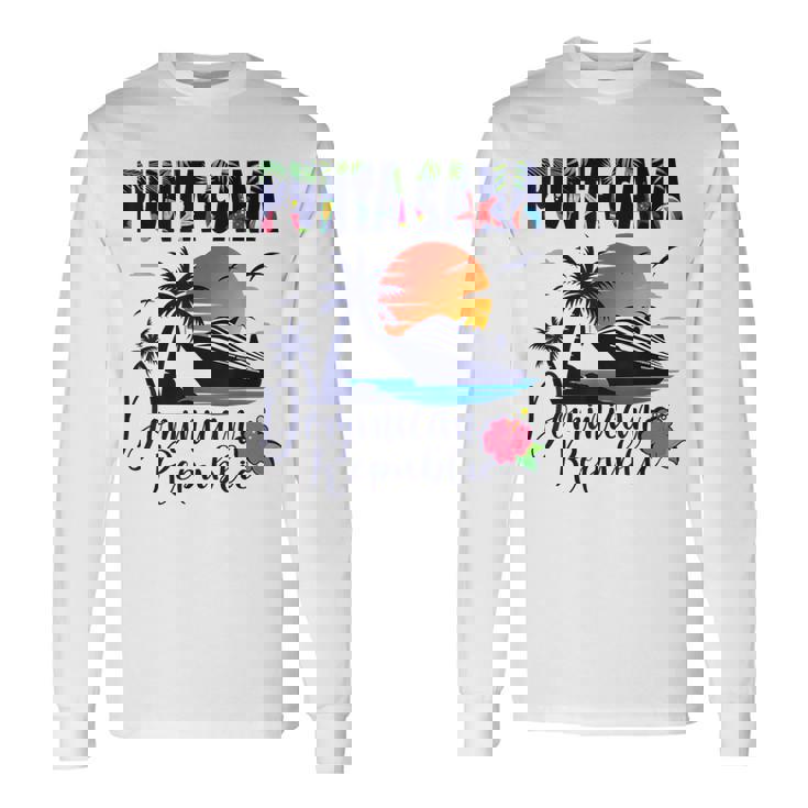 Punta Cana Dominican Republic Souvenir Family Vacation Long Sleeve T-Shirt